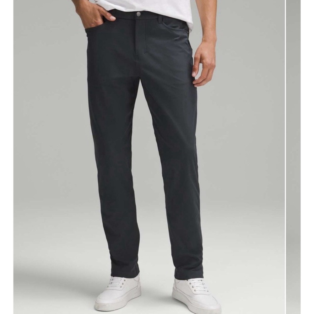 Lululemon Men's ABC Classic Fit Pants Sz 33x29 Obsidian Performance Stretch Golf